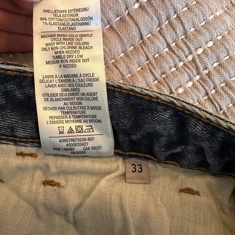 Joe’s 33 Relaxed Barrel Ankle Denim Jeans - Picture 4 of 6
